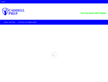 Tablet Screenshot of caddellprep.com